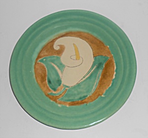 San Jose Art Pottery Calla Lily Plate #2